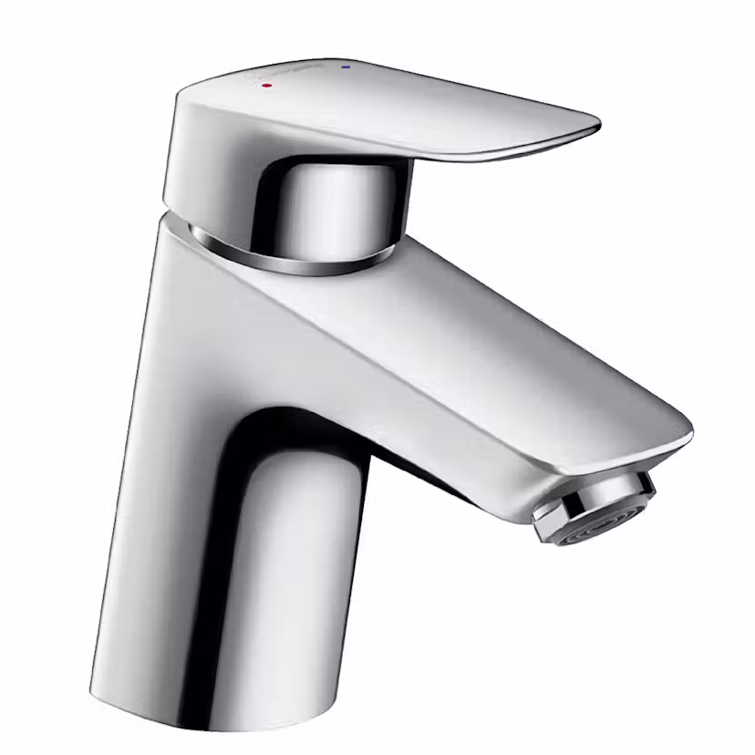 Tvättställsblandare Hansgrohe Logis 70 Ja, 1-grepps tvättställsblandare 70 med lyftventil