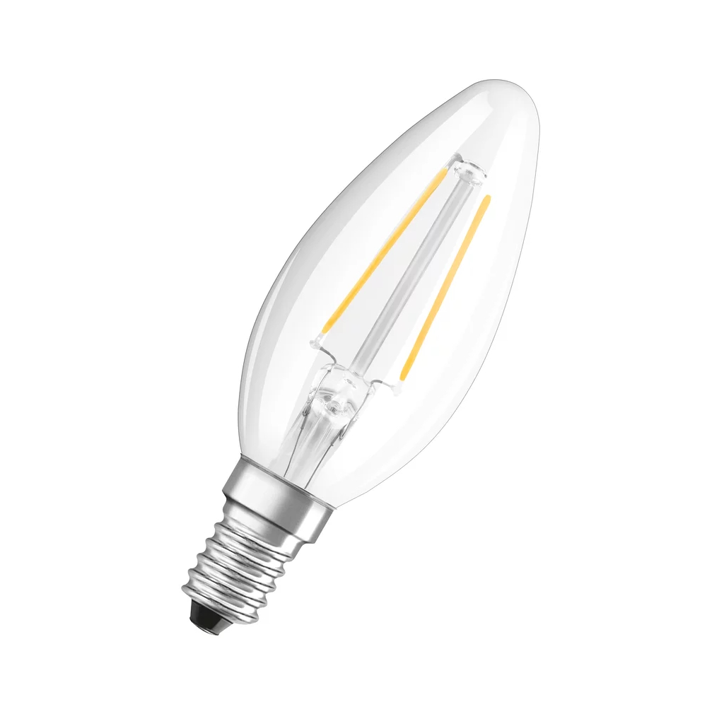 LED-Lampa E14 Retro Kron Klar Classic B 1,2W Osram