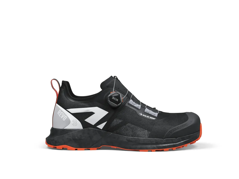 Solid Gear REVO 3 Skyddssko svart/orange 35