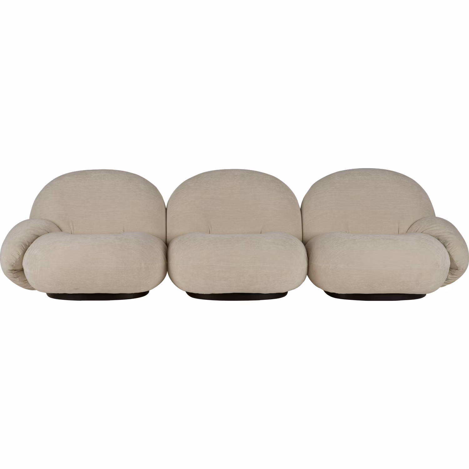 Pacha Soffa 3-Sits PG4, Belsuede 007 / Black Base