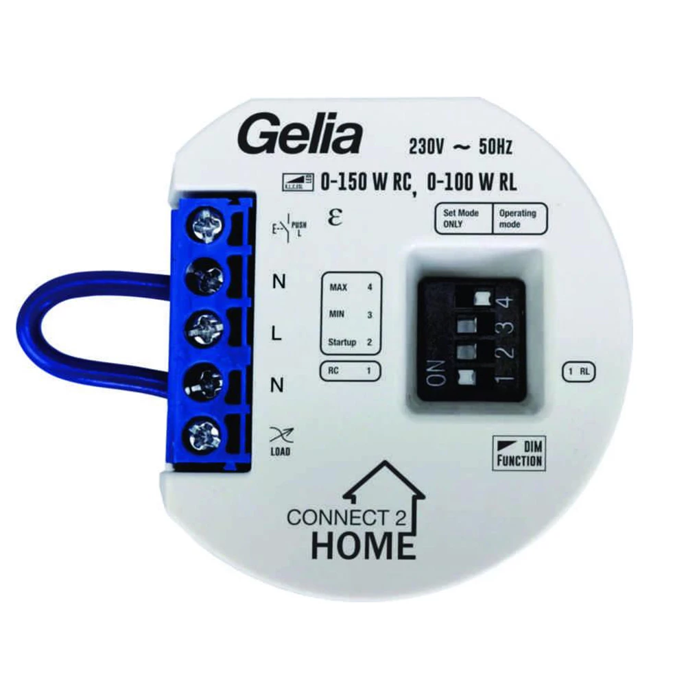 Dimmerpuck/Dosdimmer Connect 2 Home Led 0-150w 3-tråd - Bild 2