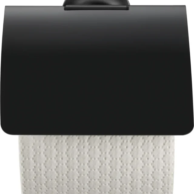 Duravit 0099404600 Toalettpappershållare med lock Mattsvart