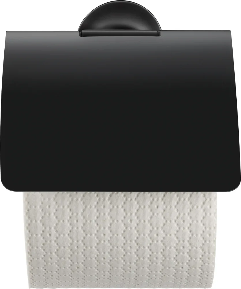 Duravit 0099404600 Toalettpappershållare med lock Mattsvart