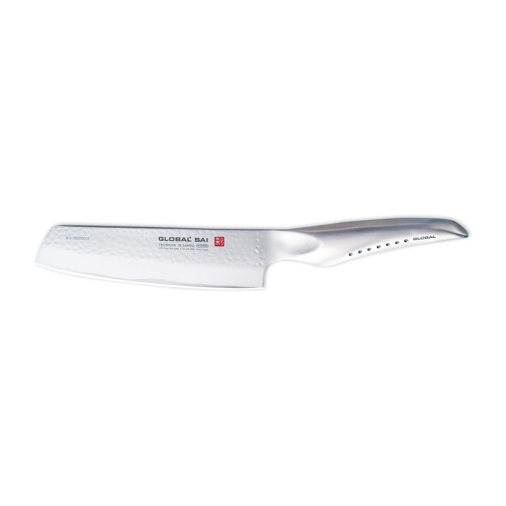 Global SAI-M06 Grönsakshacka 15 cm, Rostfritt stål