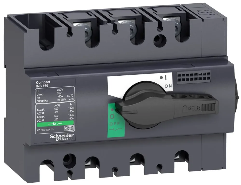 Schneider Electric 28910 Lastfrånskiljare 0-690 V 125 A, 3 poler - Bild 2