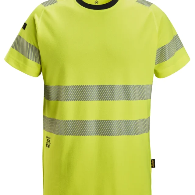 Snickers Workwear 2539 T-shirt varsel, gul 3XL