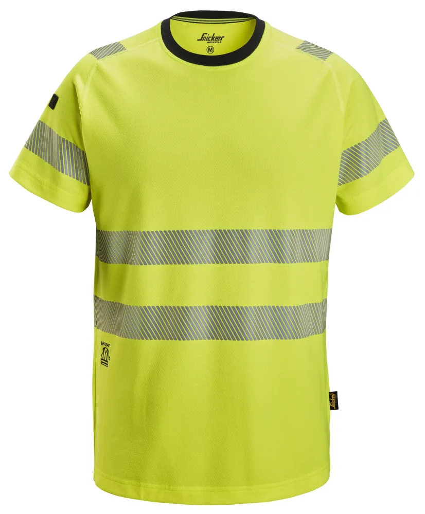 Snickers Workwear 2539 T-shirt varsel, gul 3XL