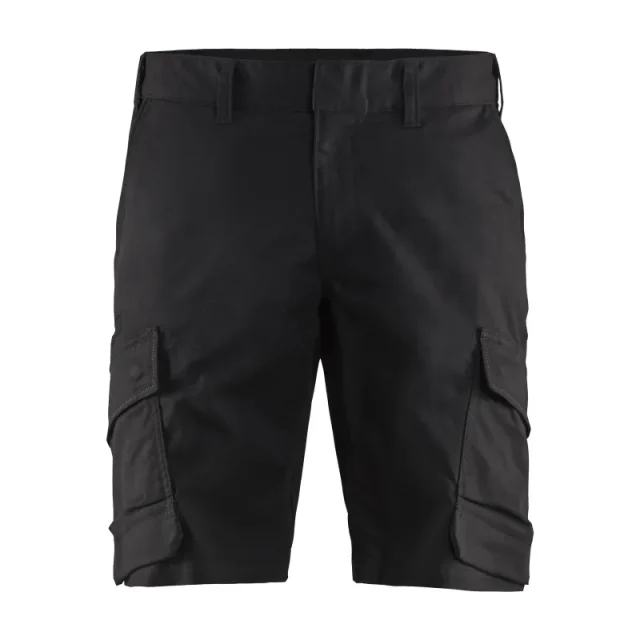 Blåkläder 1446-1832 Arbetsshorts svart, stretch C64