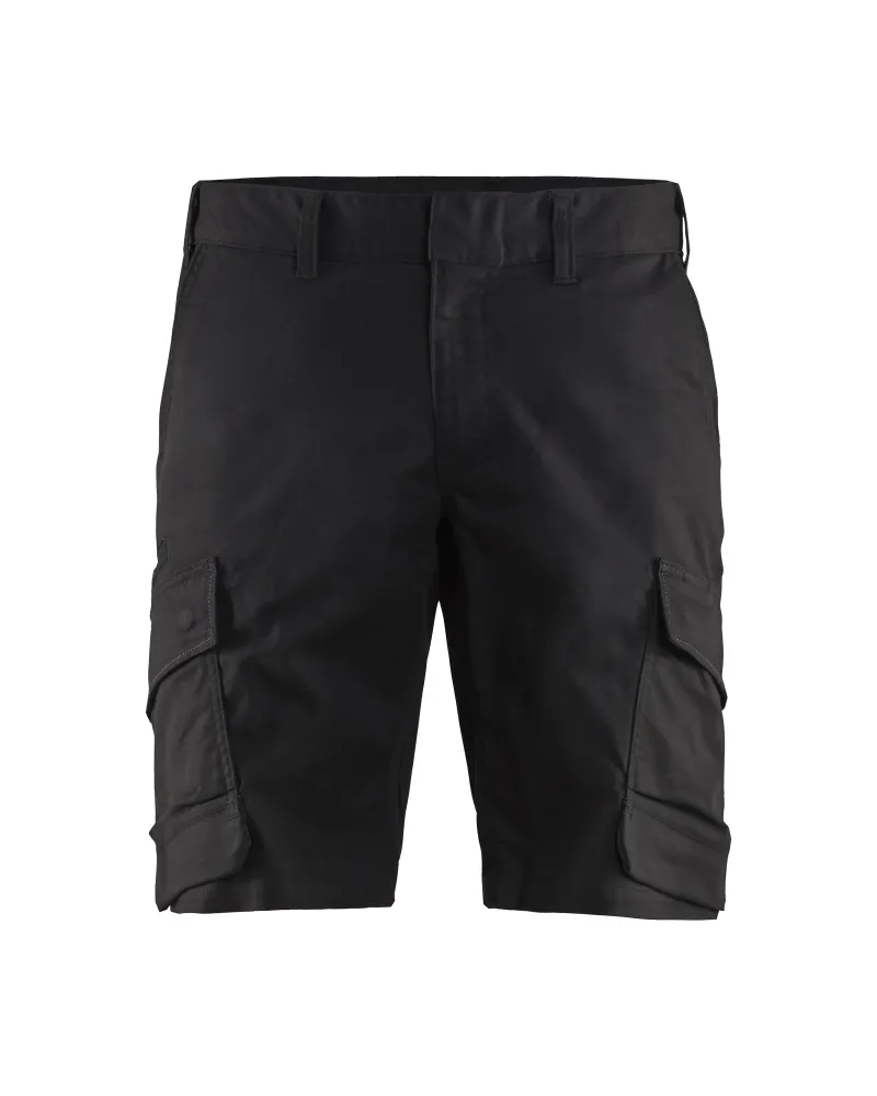 Blåkläder 1446-1832 Arbetsshorts svart, stretch C64