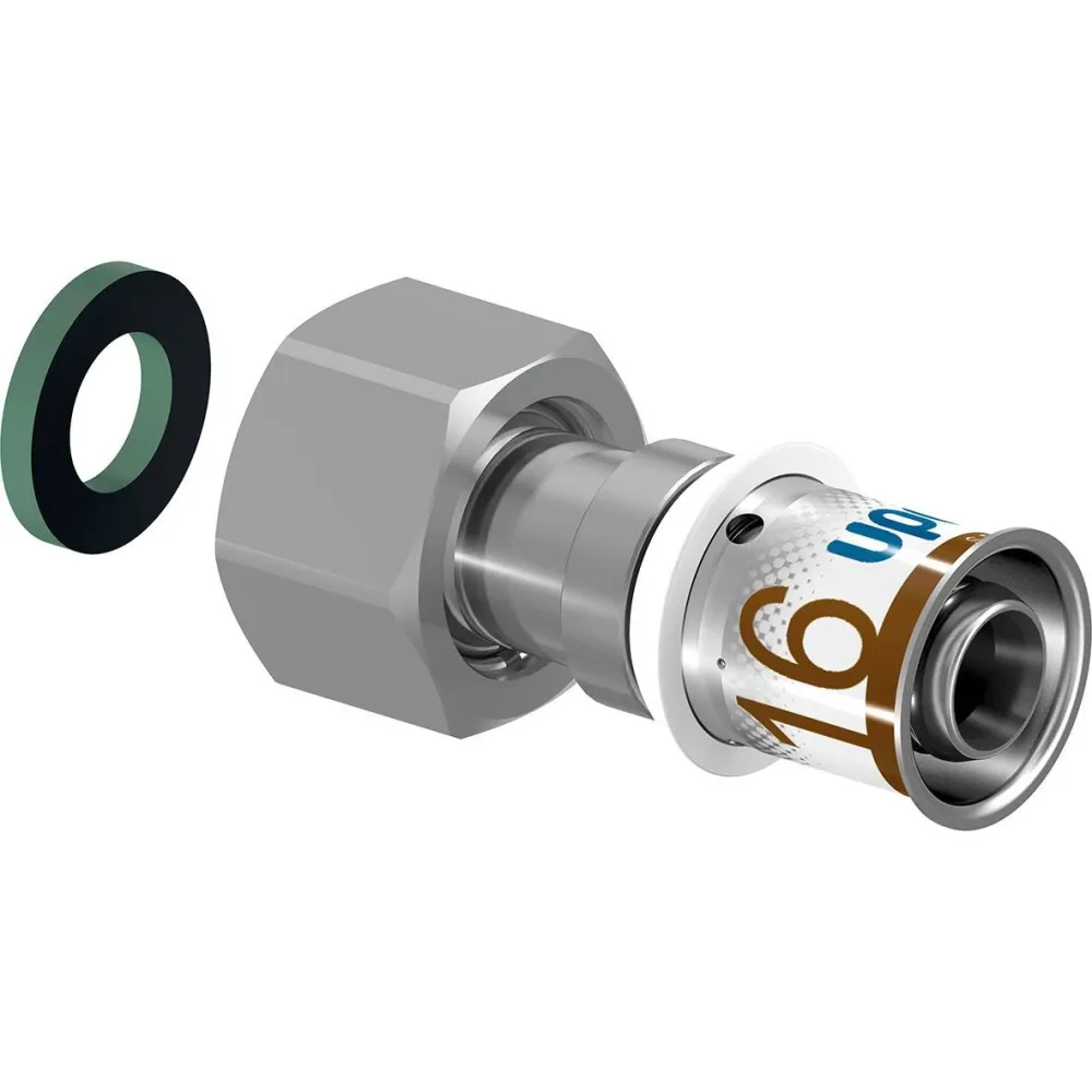 Uponor S Press Plus 1899453 Övergång med löpmutter 20 x 15 mm - Bild 2