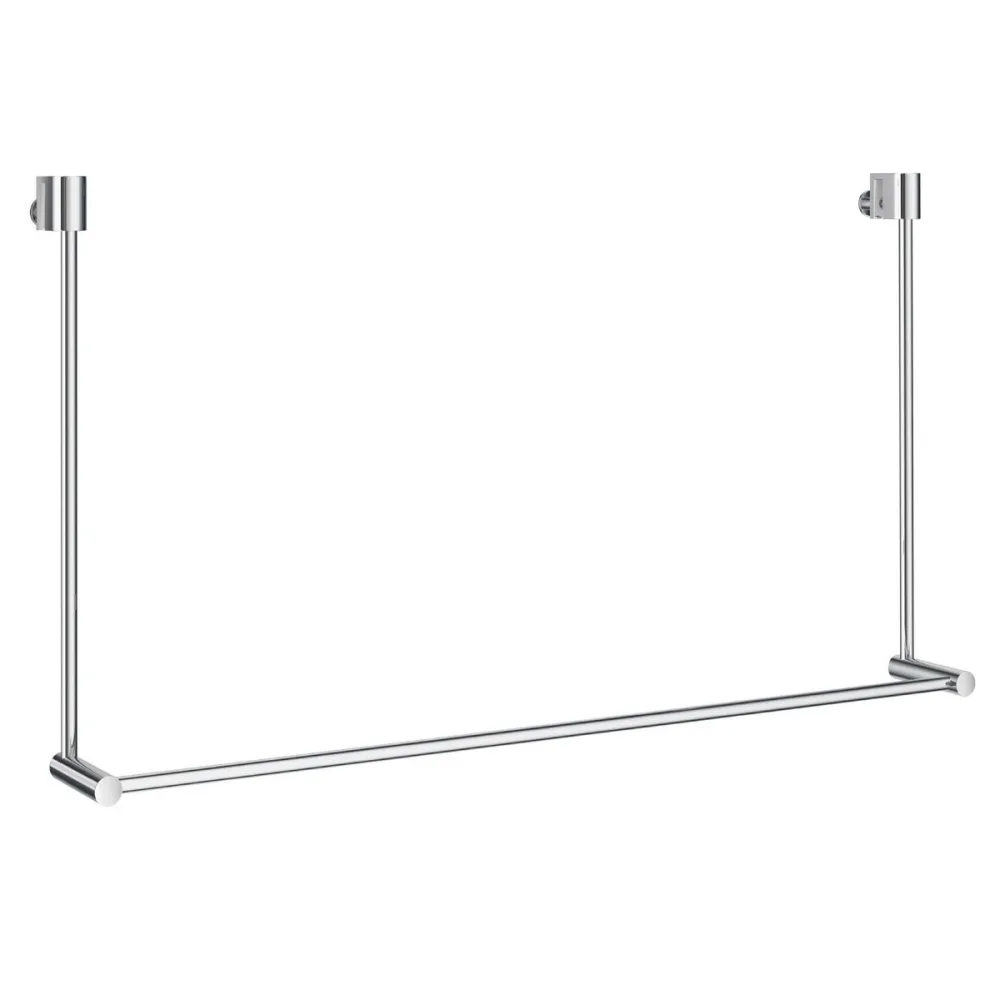 Handdukshängare Sideline Enkel, 600mm, Blank, Krom | Stuvbutiken