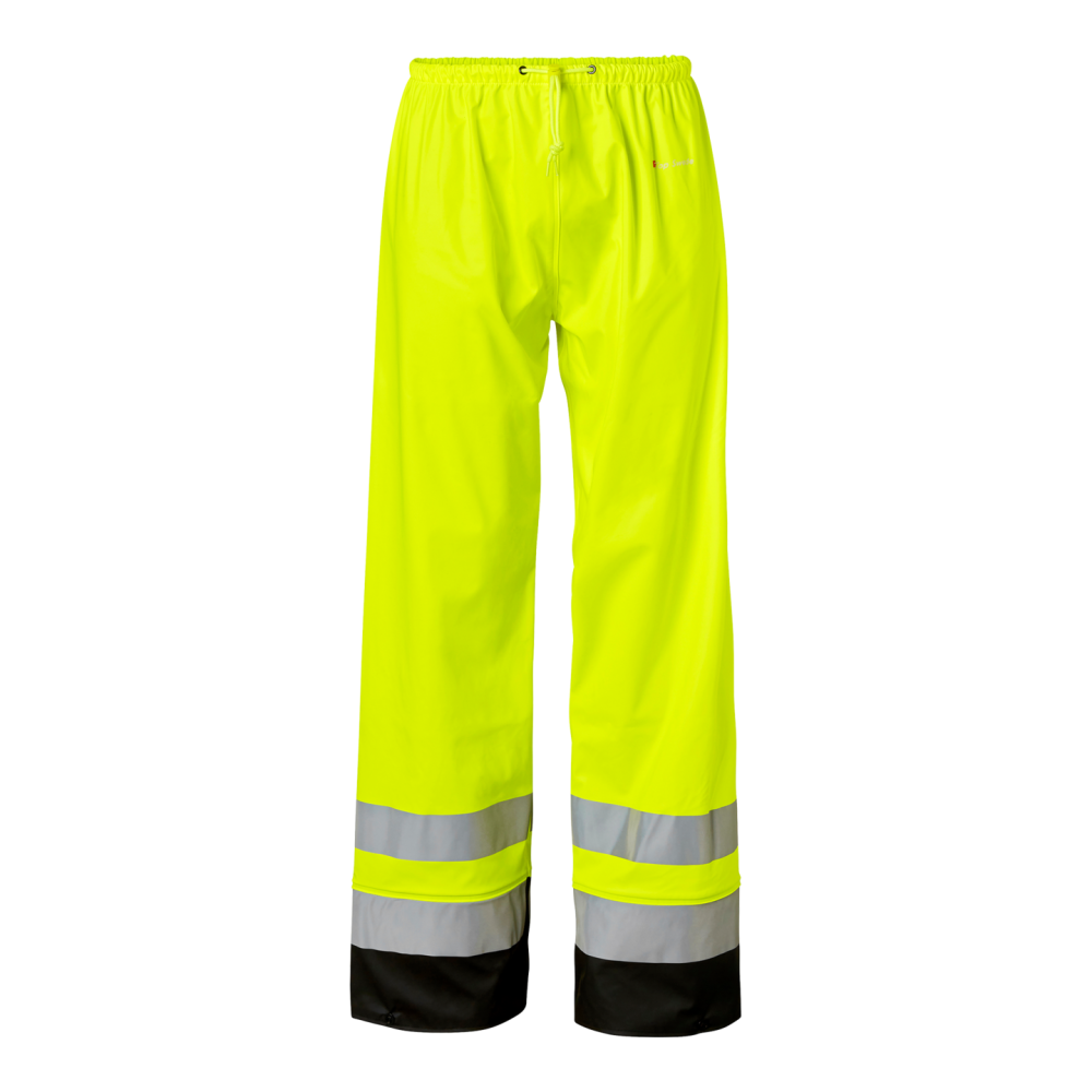 REGNBYXA TOP SWEDE VARSEL GUL/SVART XL