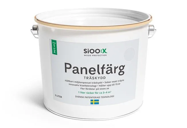 SiOO:X 161053-SE Panelfärg träskydd, steg 1 Thunder Grey - Bild 2