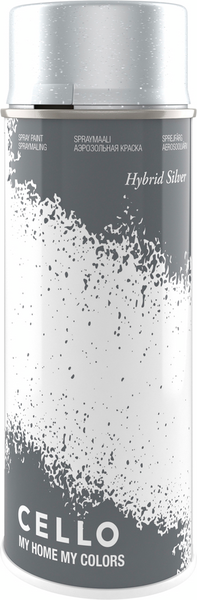 SPRAYFÄRG CELLO HYBRID SILVER
