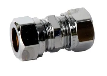 Vatette FG031080020 Klämringskoppling rak, förkromad 18 mm - Bild 2