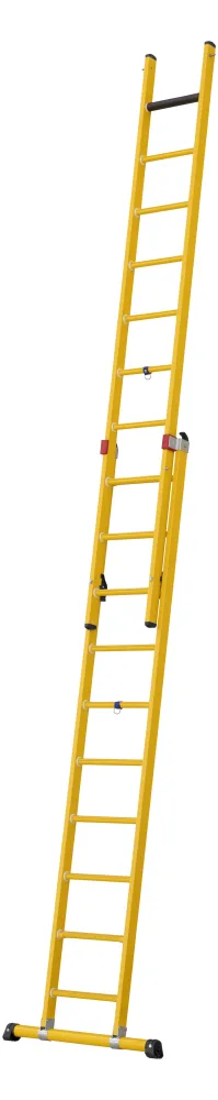 W.steps WFG-D4 Utskjutsstege glasfiber, 2-delad 10+10 steg