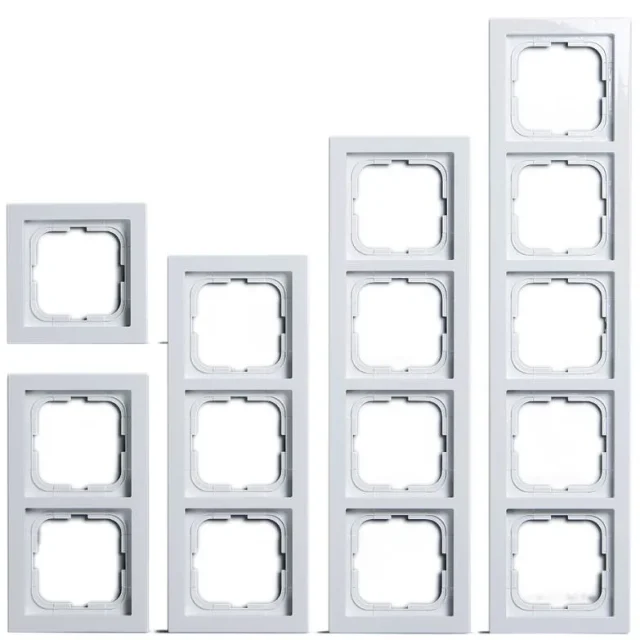 ABB Impressivo Täckram aluminium 2-fack