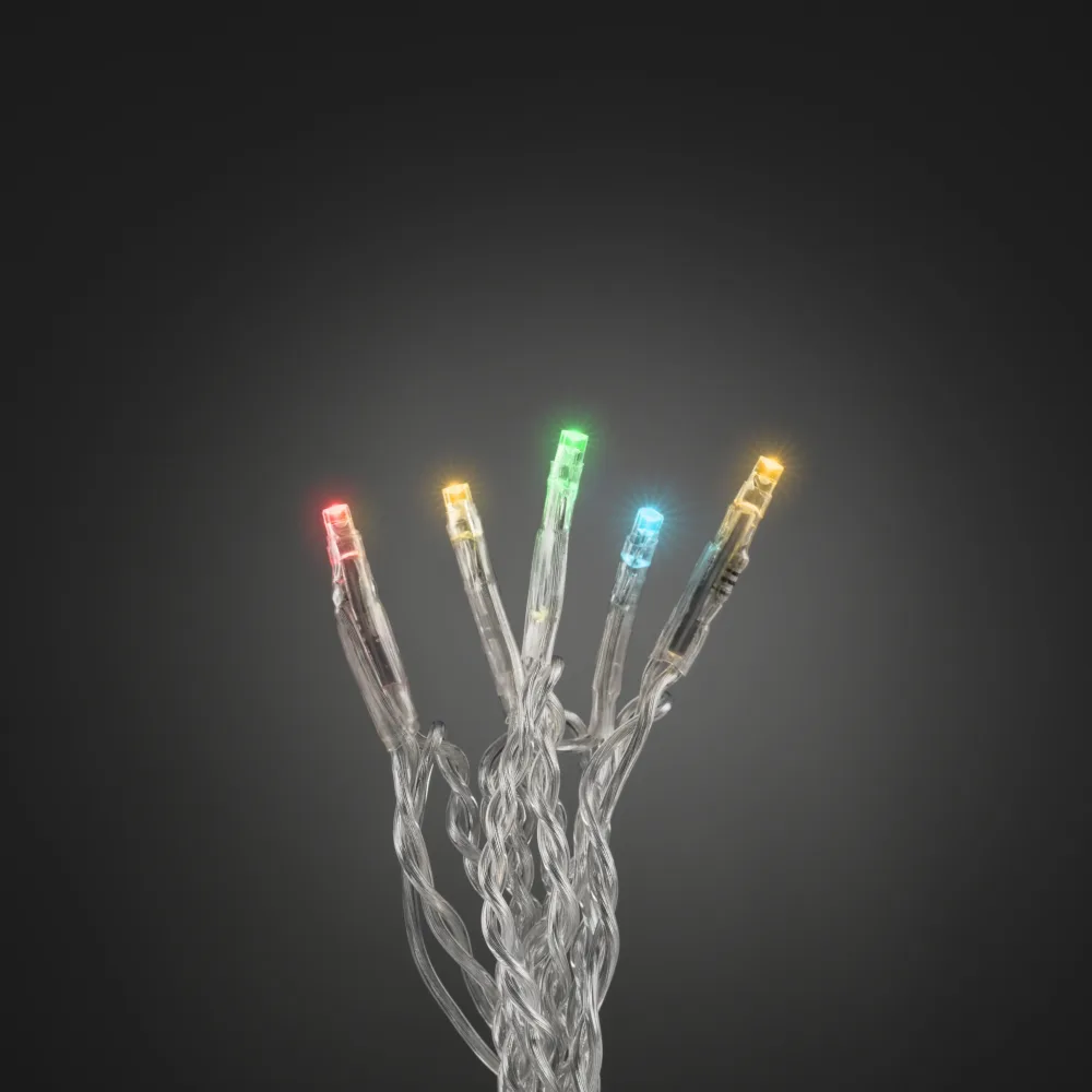 Konstsmide 6353-523 Ljusslinga färgade, transparent kabel 3.43 m - Bild 2