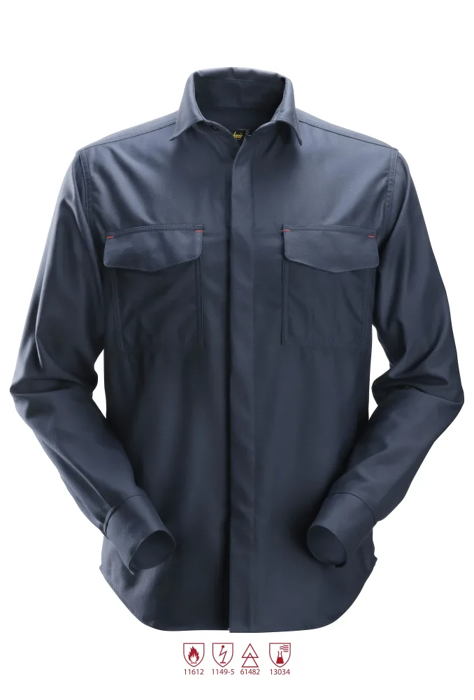 Snickers Workwear 8561 ProtecWork Skjorta marinblå XS