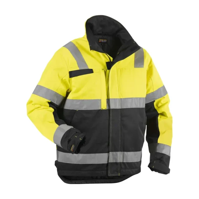 Blåkläder 486218113399L Varseljacka varselgul/svart, vinter Stl L