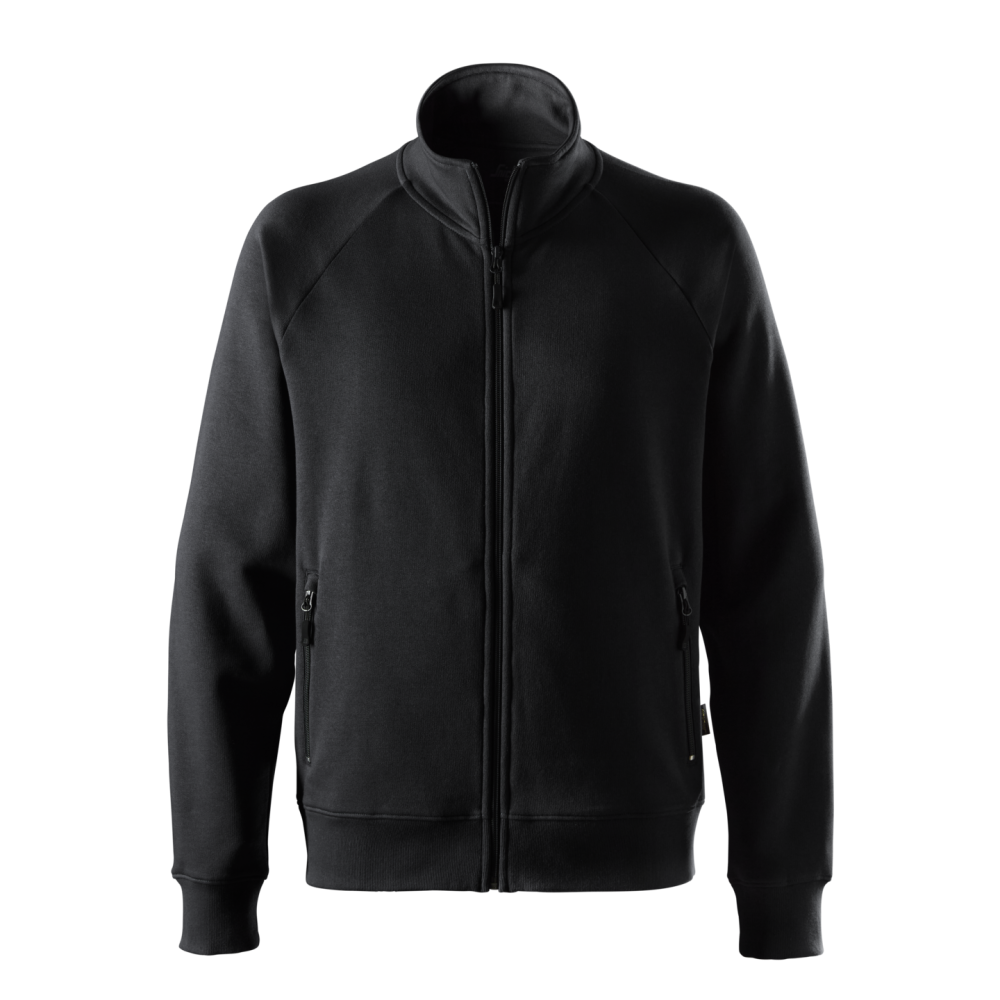 SWEATSHIRTJACKA SVART STL XL