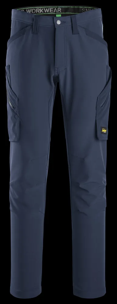 Snickers Workwear 6873-9595 FlexiWork Arbetsbyxa marinblå 44