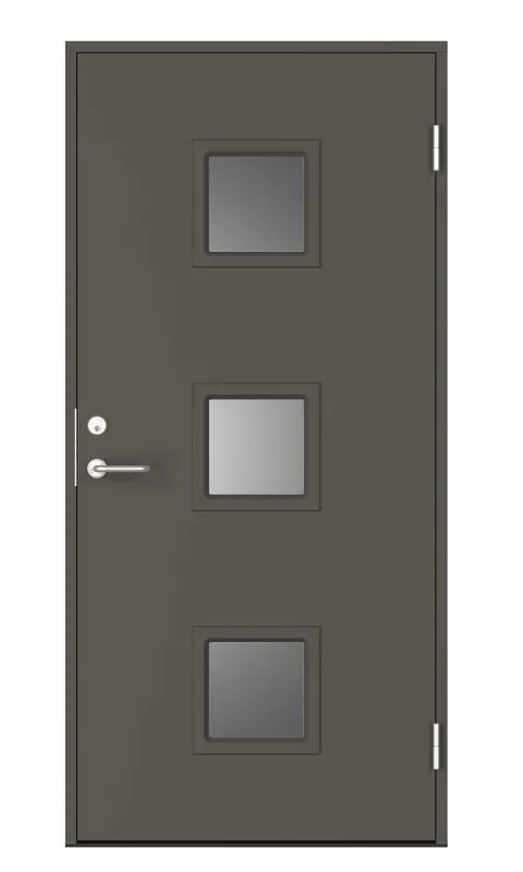 Swedoor C7030 Ytterdörr ljusgrå (S 3502-Y) 988x2080 mm