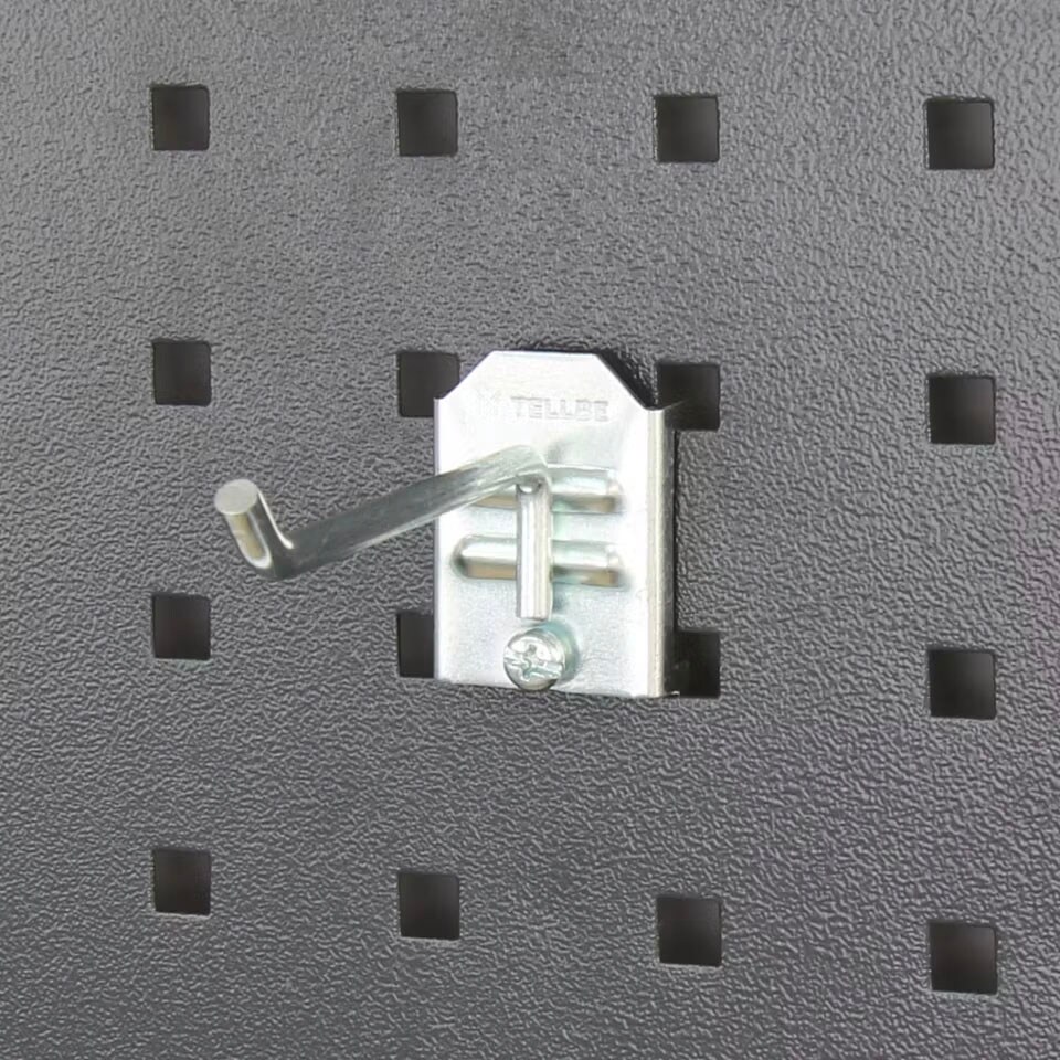 Kjøp Tellbe Enkelkrok til verktavle, elfz, 5x100 mm, 4-pakning