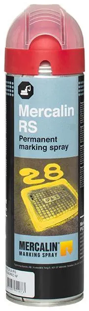 Mercalin RS Märkfärg 500 ml Svart