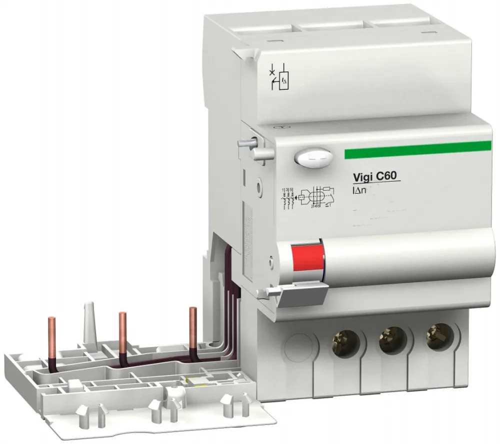Schneider Electric Vigi C60 Jordfelsmodul 63A, 300mA, AC 4-polig - Bild 2
