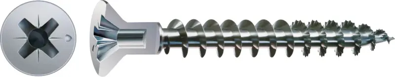 SPAX 0271010450605 Träskruv TFX, FZB, MED HÅL, ETA12/0114 4,5 x 60 mm, 500-pack