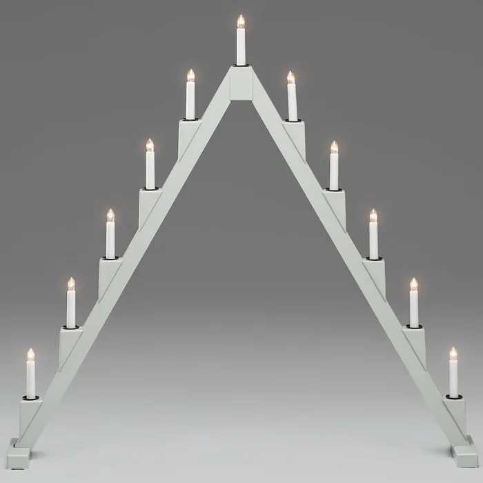 Konstsmide 3592-370 Adventsljusstake grå, 11 ljus