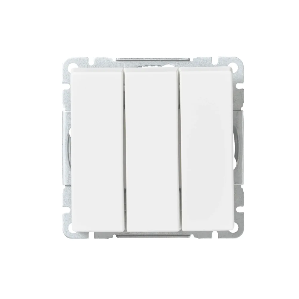 ABB 10631UC-884 Strömställare 3x1-polig, IP21, vit