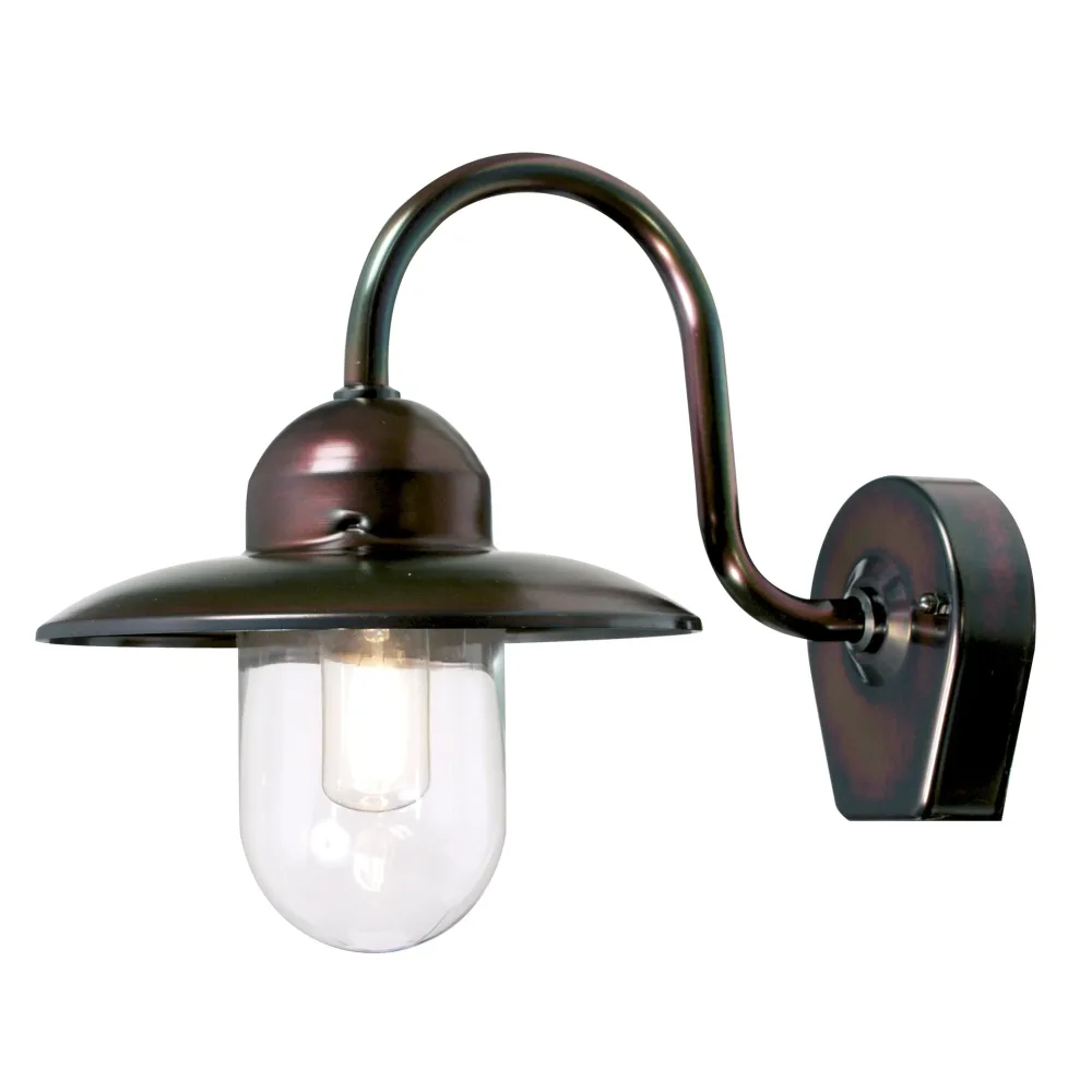 Westal Nisse Väggarmatur 300 x 230 mm, E27 Vit, klart glas