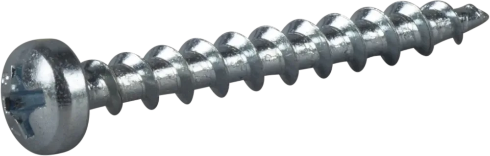 ESSVE 552722 Montageskruv 4,2 mm Ø, FZB, PH2, kullrig skalle 22 mm, 500-pack - Bild 2
