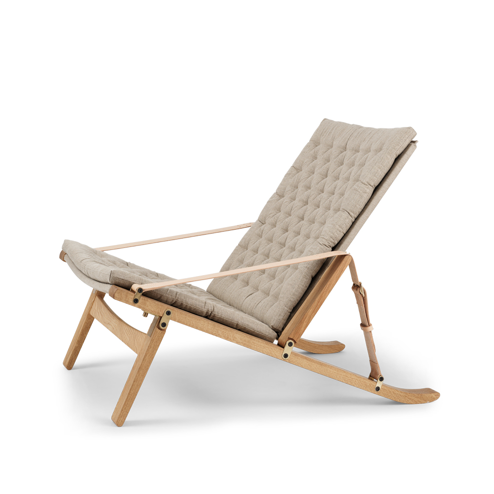 FK11 Plico fåtölj, Canvas natur-oljad ek