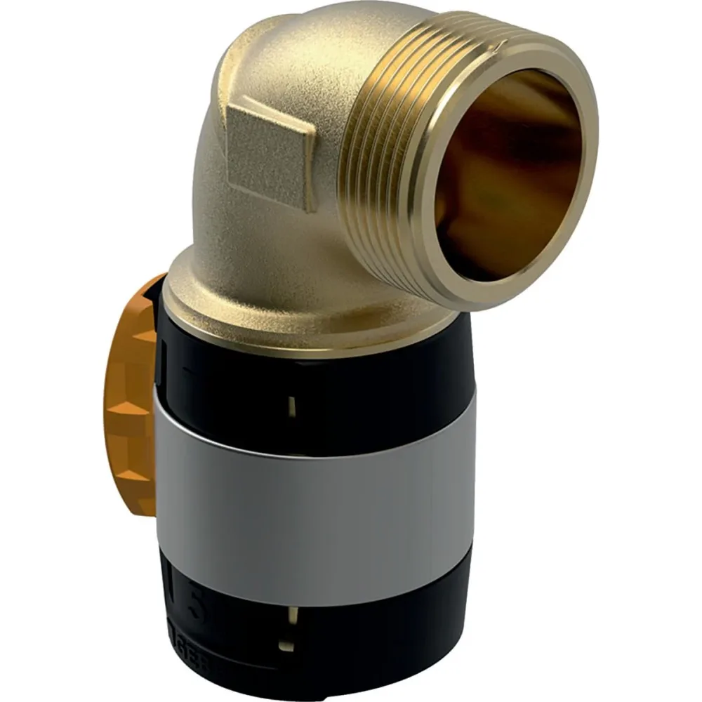 Geberit 2253728 Böj 90°, utvändig gänga 16 x R15 mm