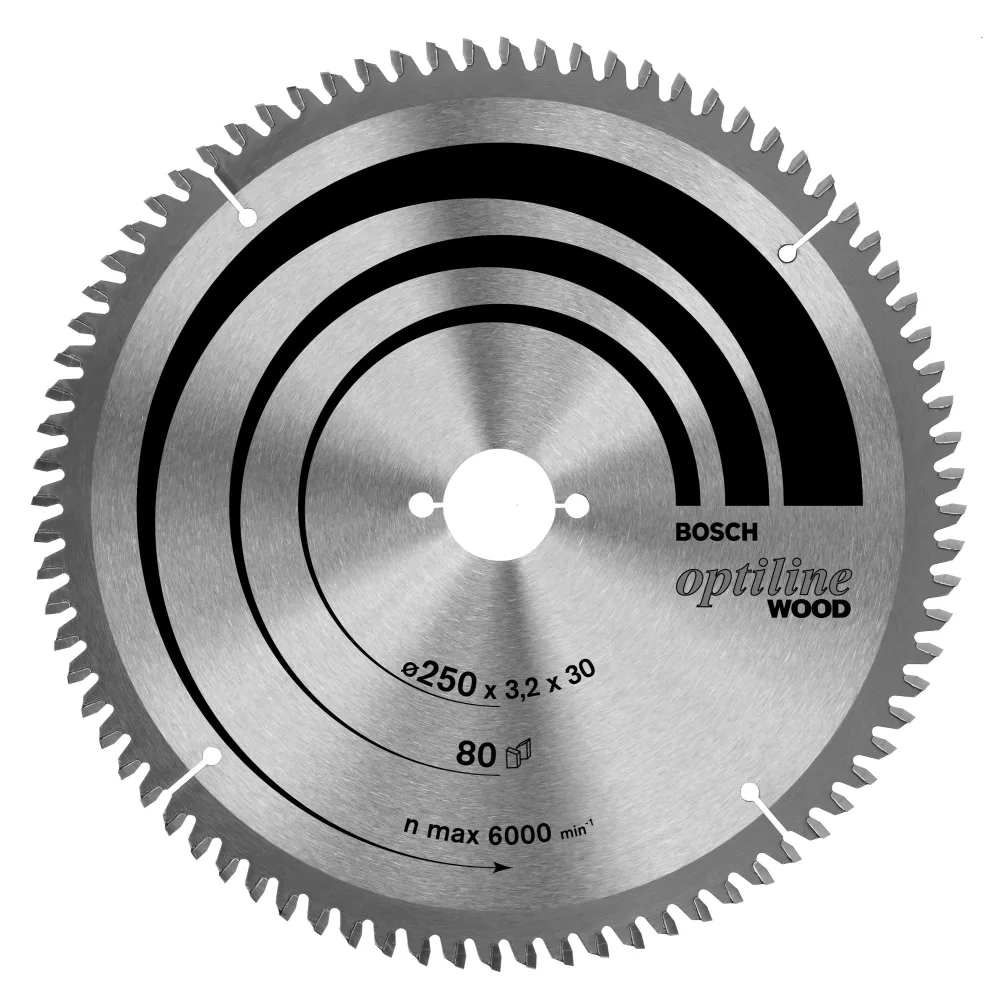 Bosch OPTIL-WOOD Cirkelsågklinga 250 mm - Bild 2