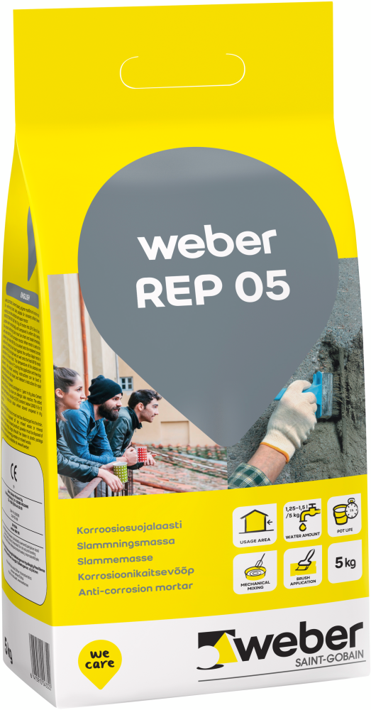 SLAMNINGSMASSA WEBER REP 05 5KG
