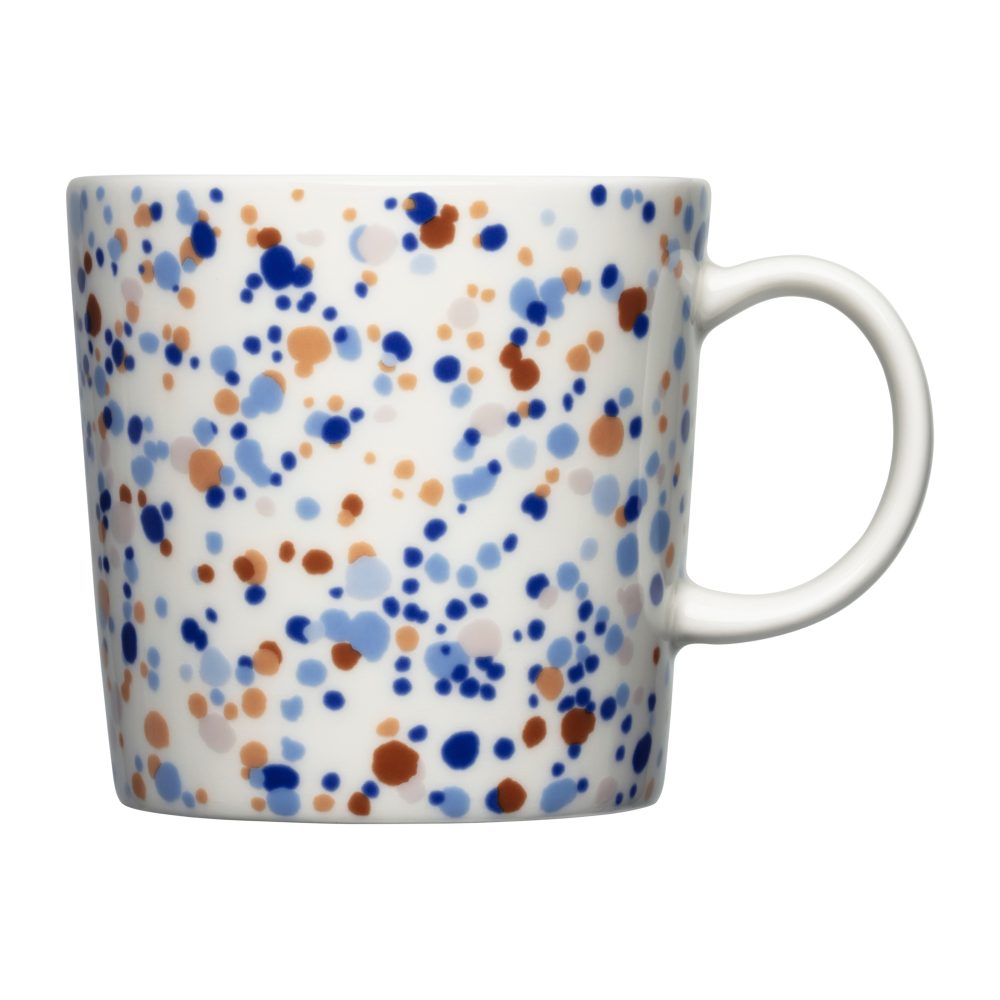 Oiva Toikka Helle mugg 30 cl, Blå-brun