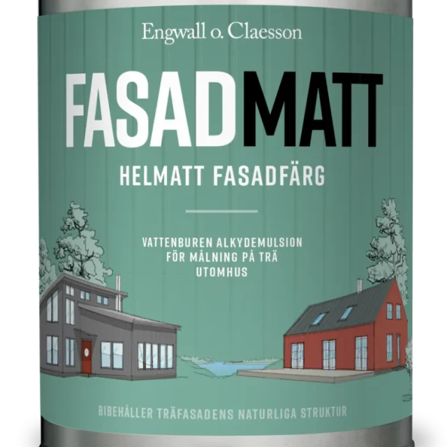 Lasol Fasadmatt 1 L 9024 Ljusgrå
