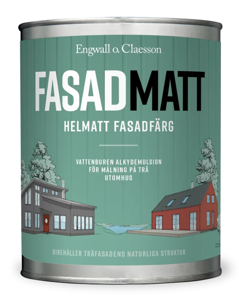 Lasol Fasadmatt 1 L 9024 Ljusgrå