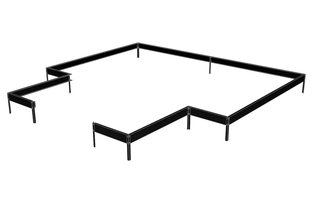 Halls HR01429 Fundament för ICON GARDENHOUSE 8