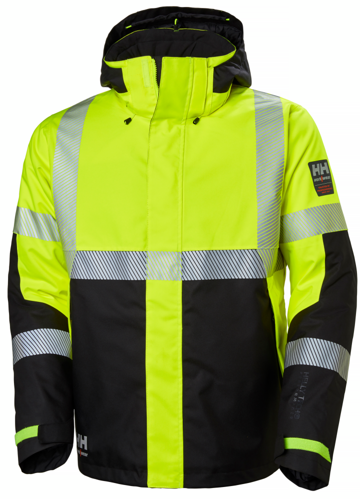 VINTERJACKA HELLY HANSEN ICU H2FLOW, LIFEPOCKET GUL/SVART XL