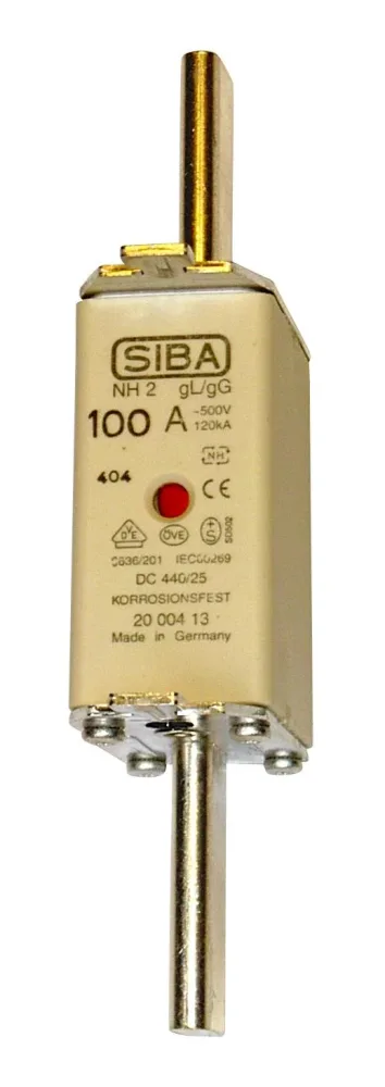 SIBA 2000413.200 Knivsäkring NH2, gL/gG 200 A, 3-pack - Bild 2