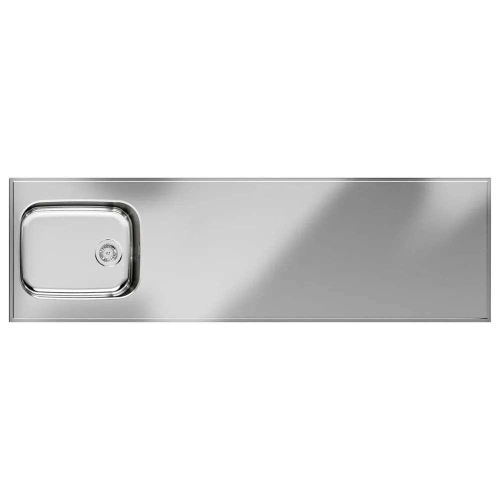 Purus Basic F PBF-2000 Diskbänk 2000x600x30 mm, vändbar, rostfri