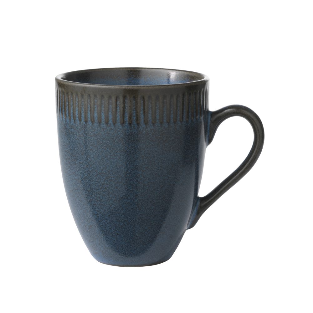 Relief mugg 30 cl, Blå