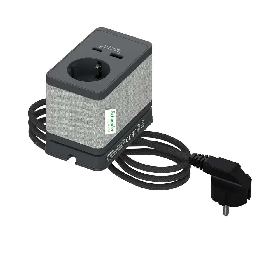 Schneider Electric INS44050 Bordsuttag Vit - Bild 2