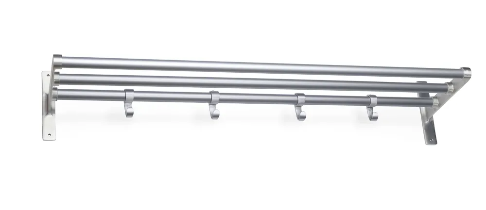 Habo Elegant Hatthylla Aluminium, 1000 mm