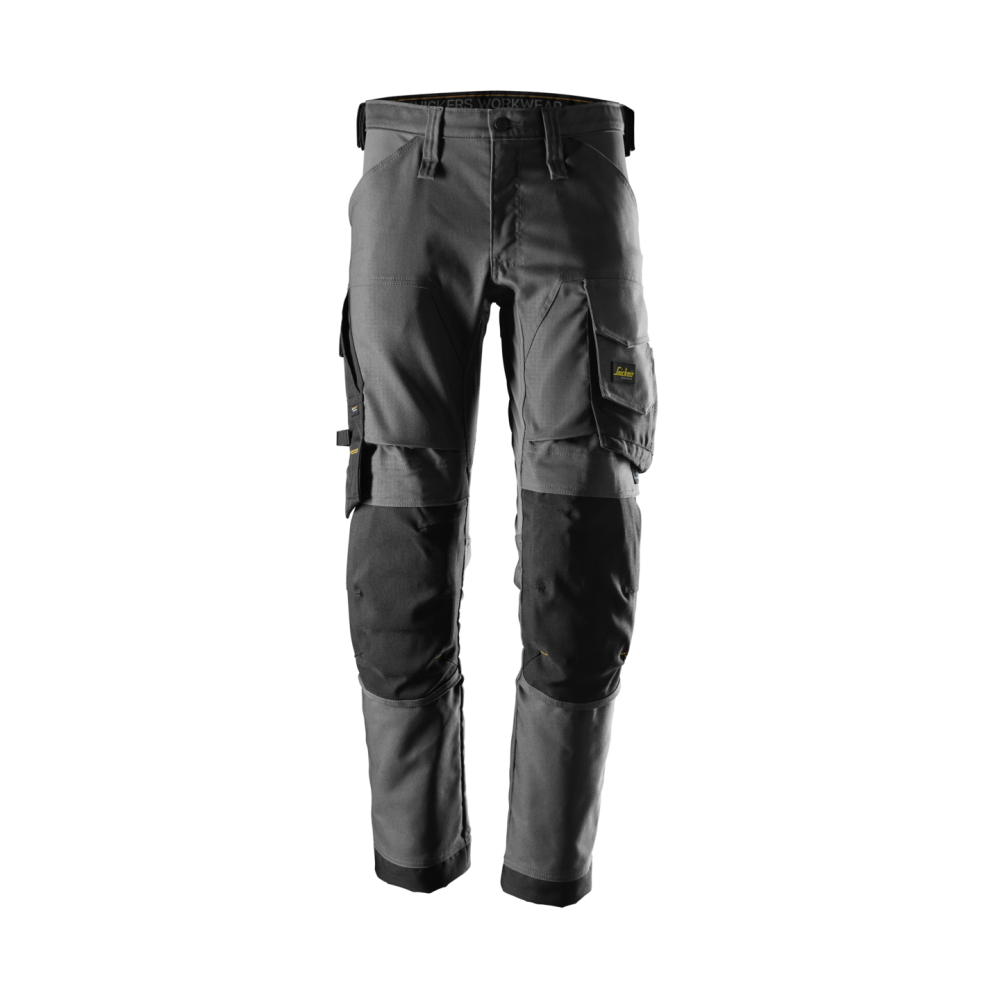 STRETCHBYXA CANVAS AW STÅLGRÅ/SVART STL 92